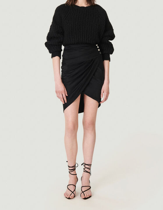 STELAY TEXTURED CREW NECK KNIT SWEATER